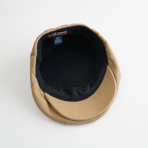 Duluth Trading Fire Hose Drivers Cap Newsboy Cabbie Cap Canvas Brown Mens Size M - Picture 11 of 14